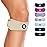 Sleeve Stars Swedish Brand Patellar Tendon Support Strap for Women & Men Effective Osgood Schlatter Knee Brace Youth & Kids Knee Brace with 3 Adjustable Length fits 12-24 (Single/Beige/Adult)