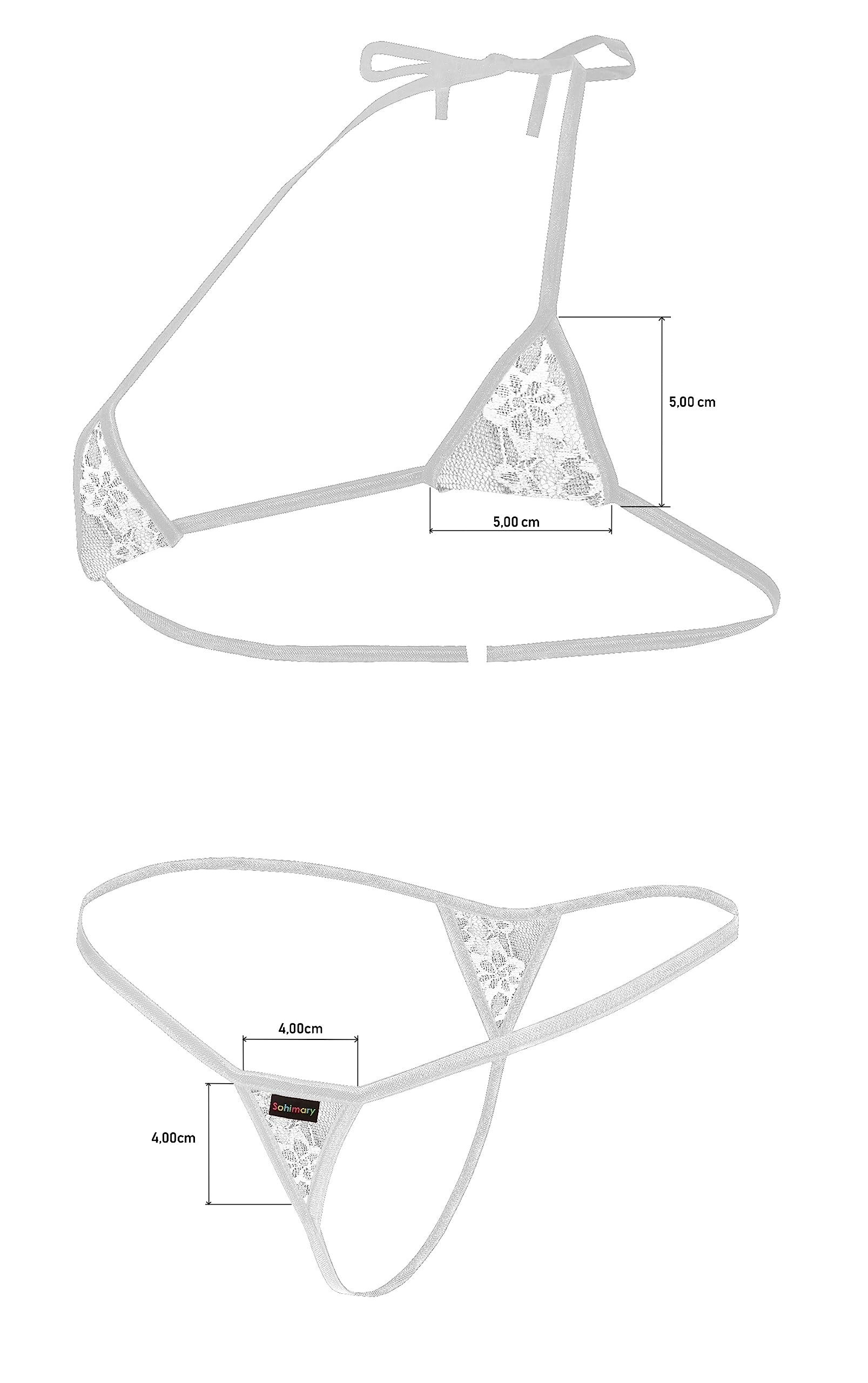 210 Donna Molto Mini Perizoma String Bikini