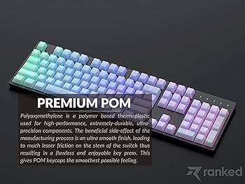 Amazon | ランク POM ゼリー プレミアム 半透明キーキャップ