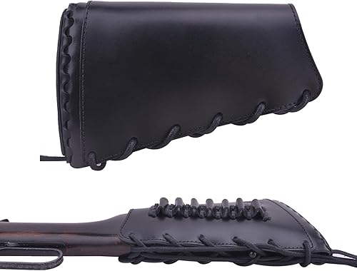 Miniatura 4 de Munición de culata de rifle de cuero de vaca de grano completo con soporte de cartucho para .45-70 308 30-06, manga de munición cosida a mano