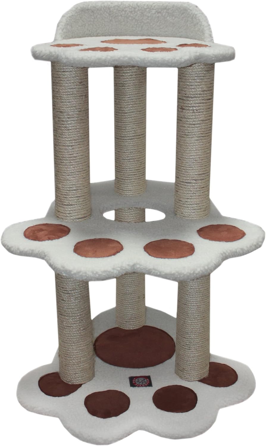 Majestic Pet 37.5Inch Bungalow Sherpa Cat Tree Amazon.ca Pet Supplies