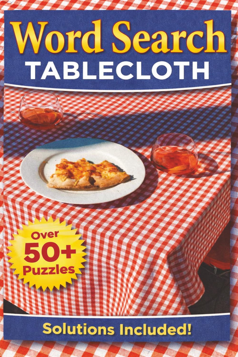 Word Search Tablecloth: 50+ Puzzles | 6x9 Inches, 110 pages | Solutions Included