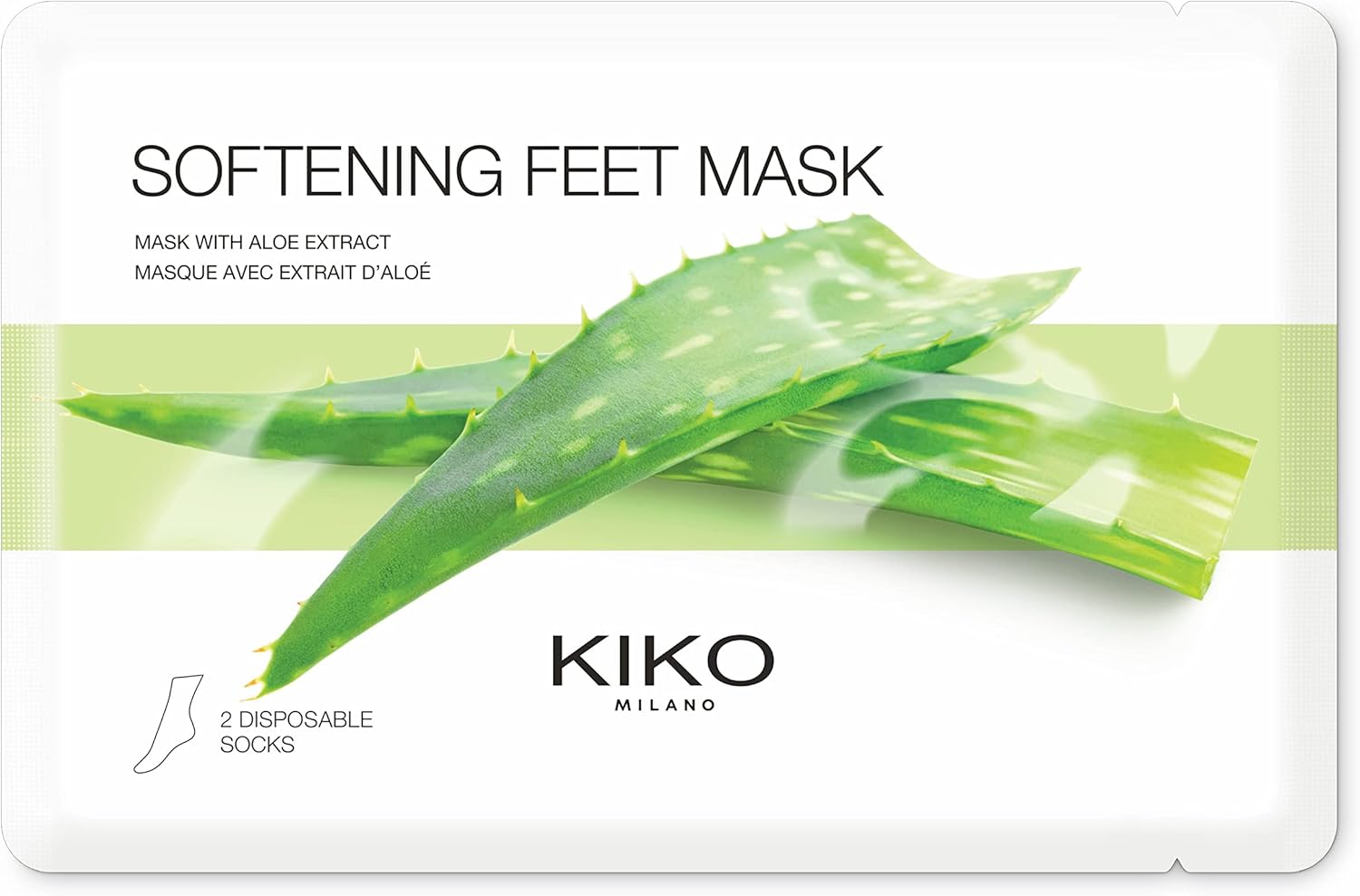 KIKO Milano Softening Feet Mask | Stoffen Voetmaskers Met Aloë-extract