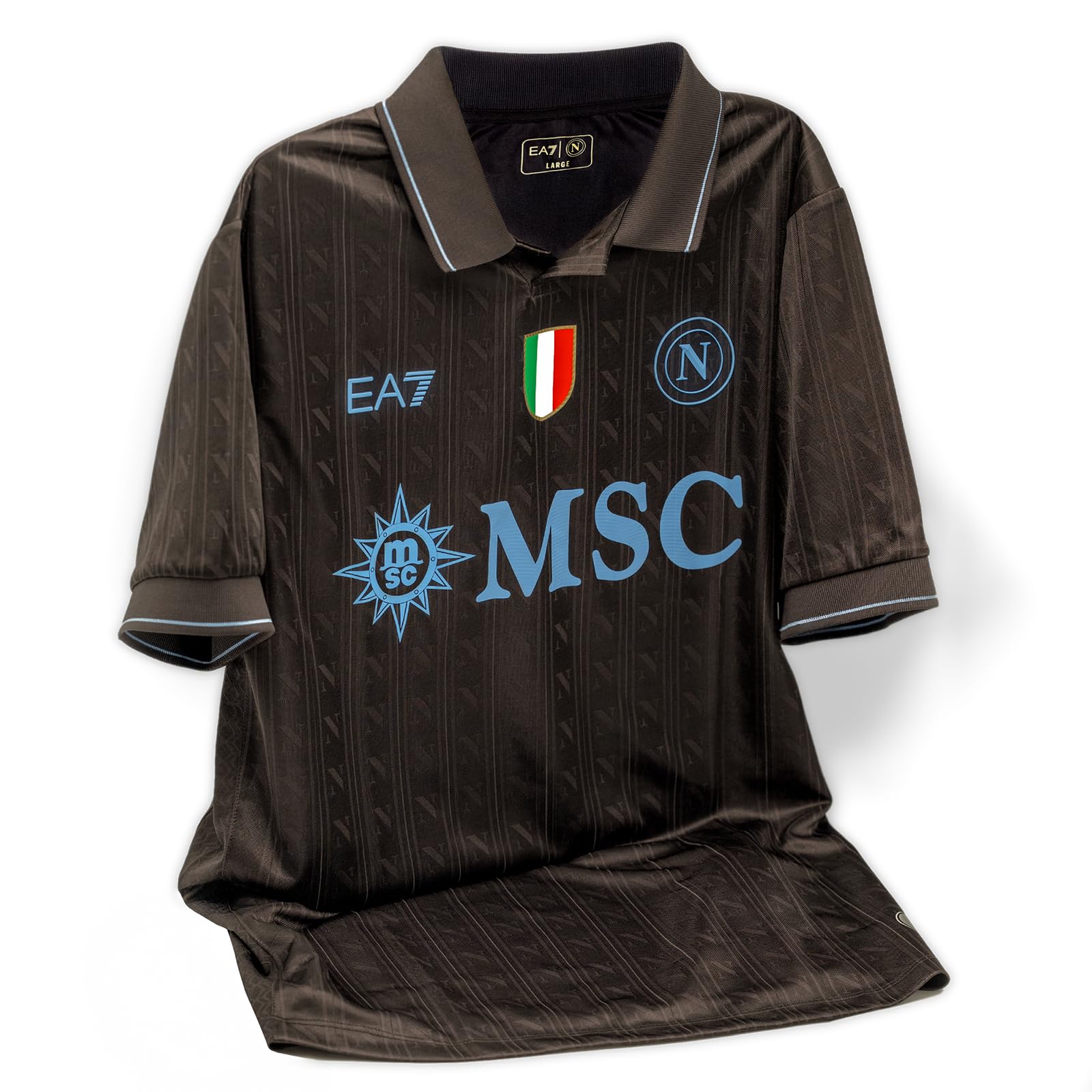 SSC Napoli Maglia Gara Third Ea7 T-Shirt Unisex - Adulto
