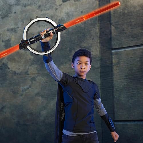 Miniatura 5 de Star Wars Lightsaber Forge Inquisitor - Juego de obras maestras de sable de luz electrónico de doble capa juguete de juego de rol personalizable