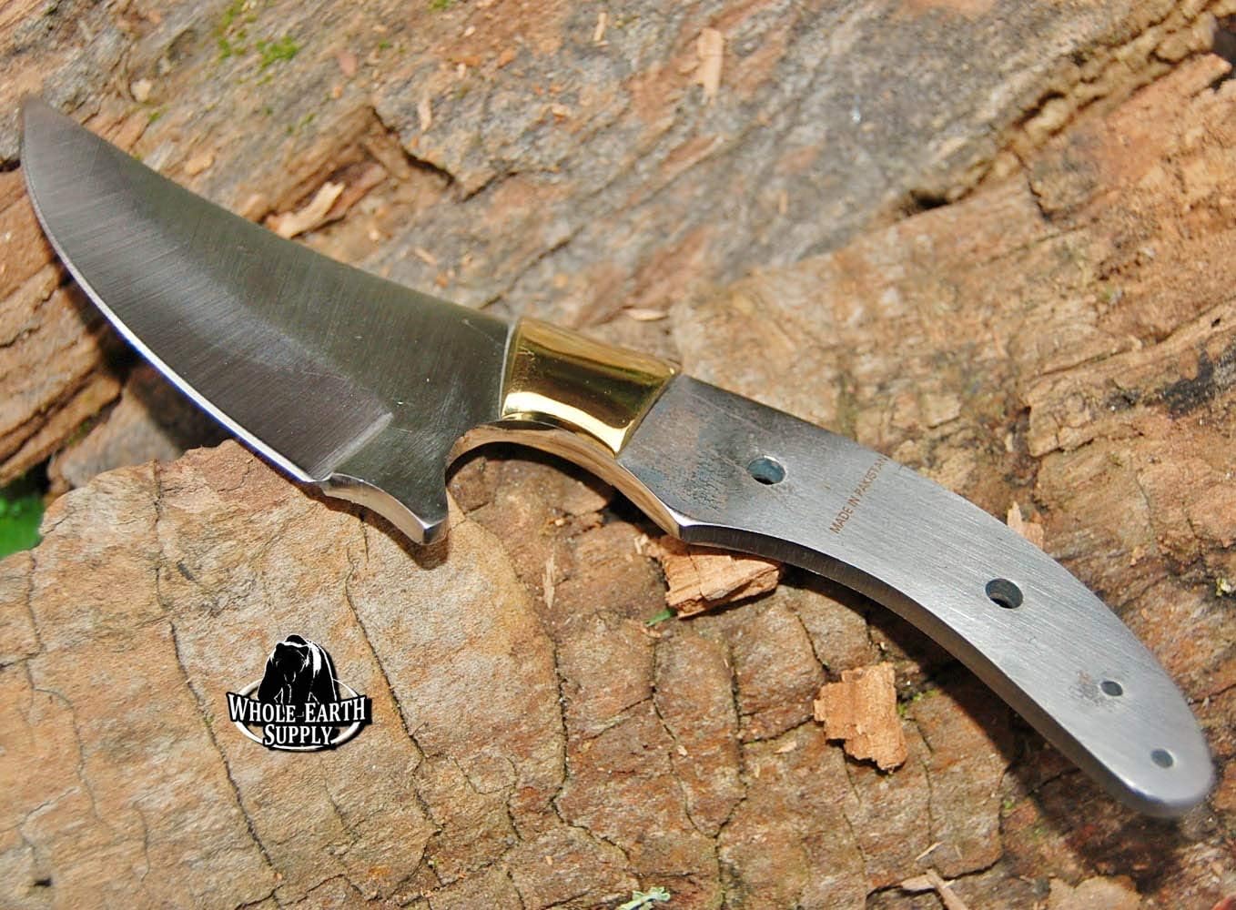 420 Stainless Steel Knife (420 Stainless Steel, Pair of 3.5 inch Upswept Skinning Blades)