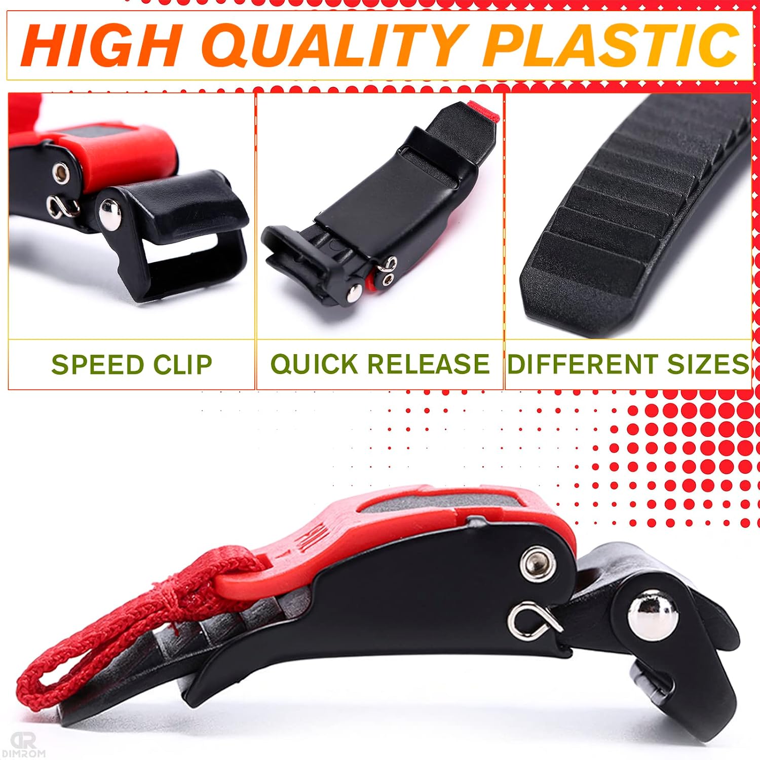 Motorcycle Helmet Quick Release Buckle Strap Locks - 3Pcs Chin Strap Football Helmet Adult Adjustable Straps with Clips for Backpacks - Helmet Buckle Quick Release Belt Clip Plastic Clips for Straps