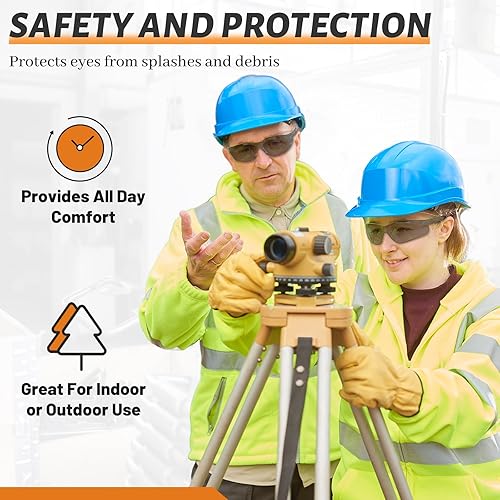 Miniatura 4 de JDHXBMW 30PCS Safety Goggles ANSI Z87.1, Anti-Fog Protective Lab Goggles, Eye Protection Goggles for Men Women