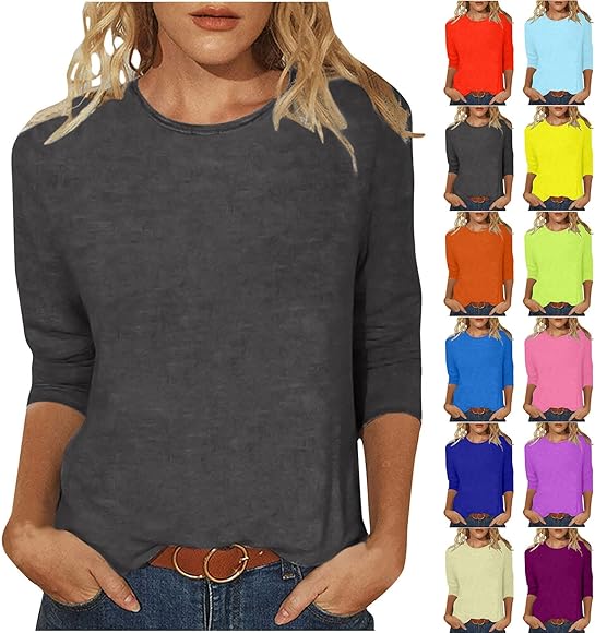 Damen pullover 3 4 ärmel Clearance