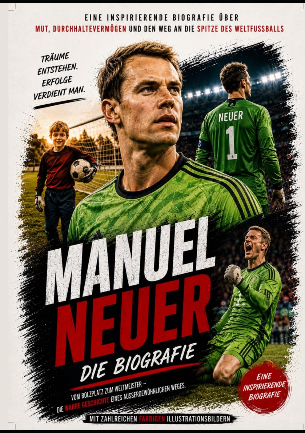 Manuel Neuer (Kinderbuch Biografie): Eine inspirierende Biografie über Mut, Durchhaltevermögen und den Weg an die Spitze des Weltfußballs (Die ... - Kinderbücher Biografien von Fußballern)
