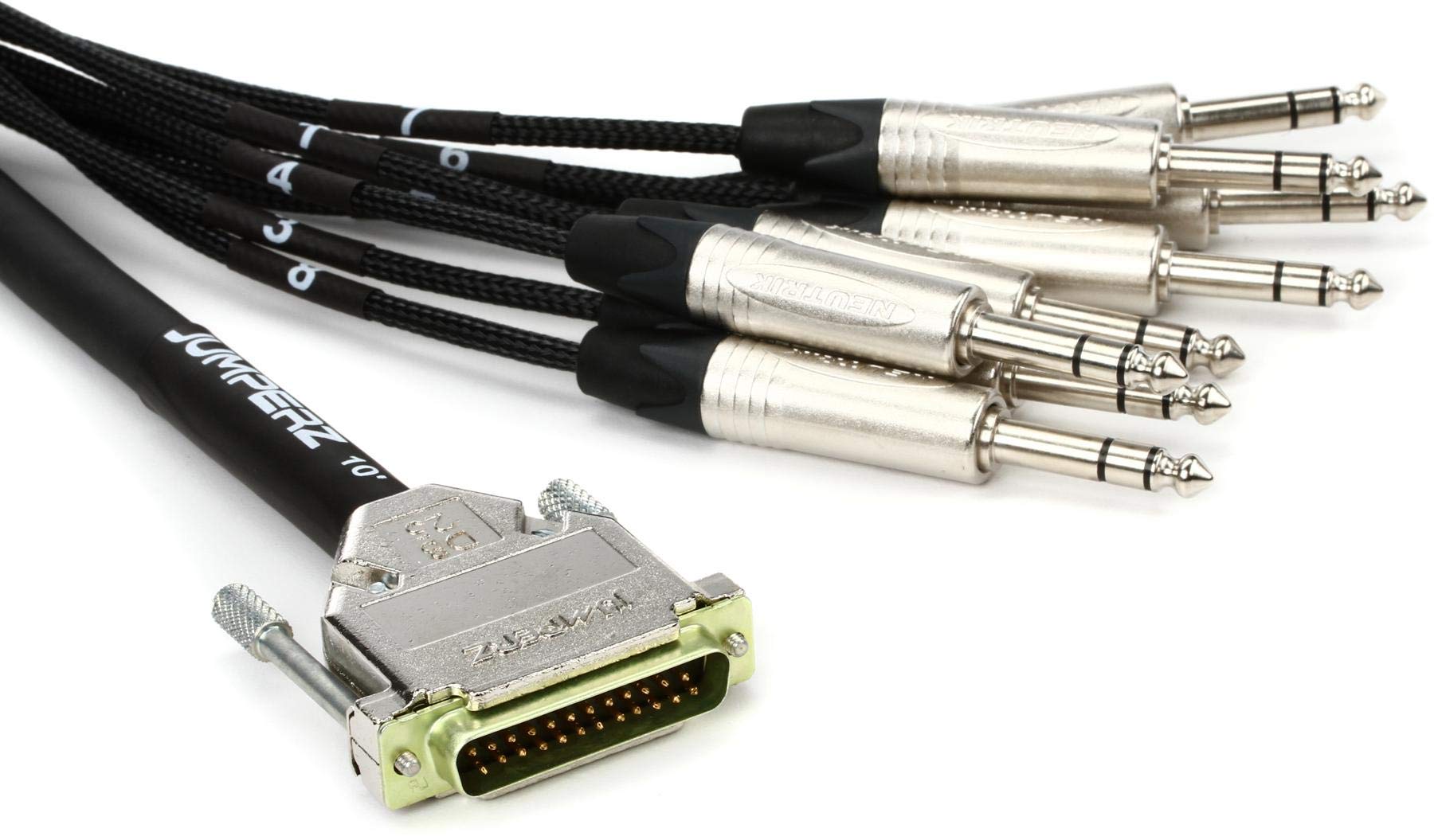 Amazon.com: JUMPERZ JDB25-TRS ZipLine DB25 to TRS Male 8