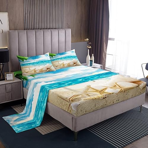 Vista 280 de Erosebridal Juego de sábanas de mariposa azul, tamaño matrimonial, sábanas de hongos y polilla de libélula, sábana encimera de fase lunar, sábana