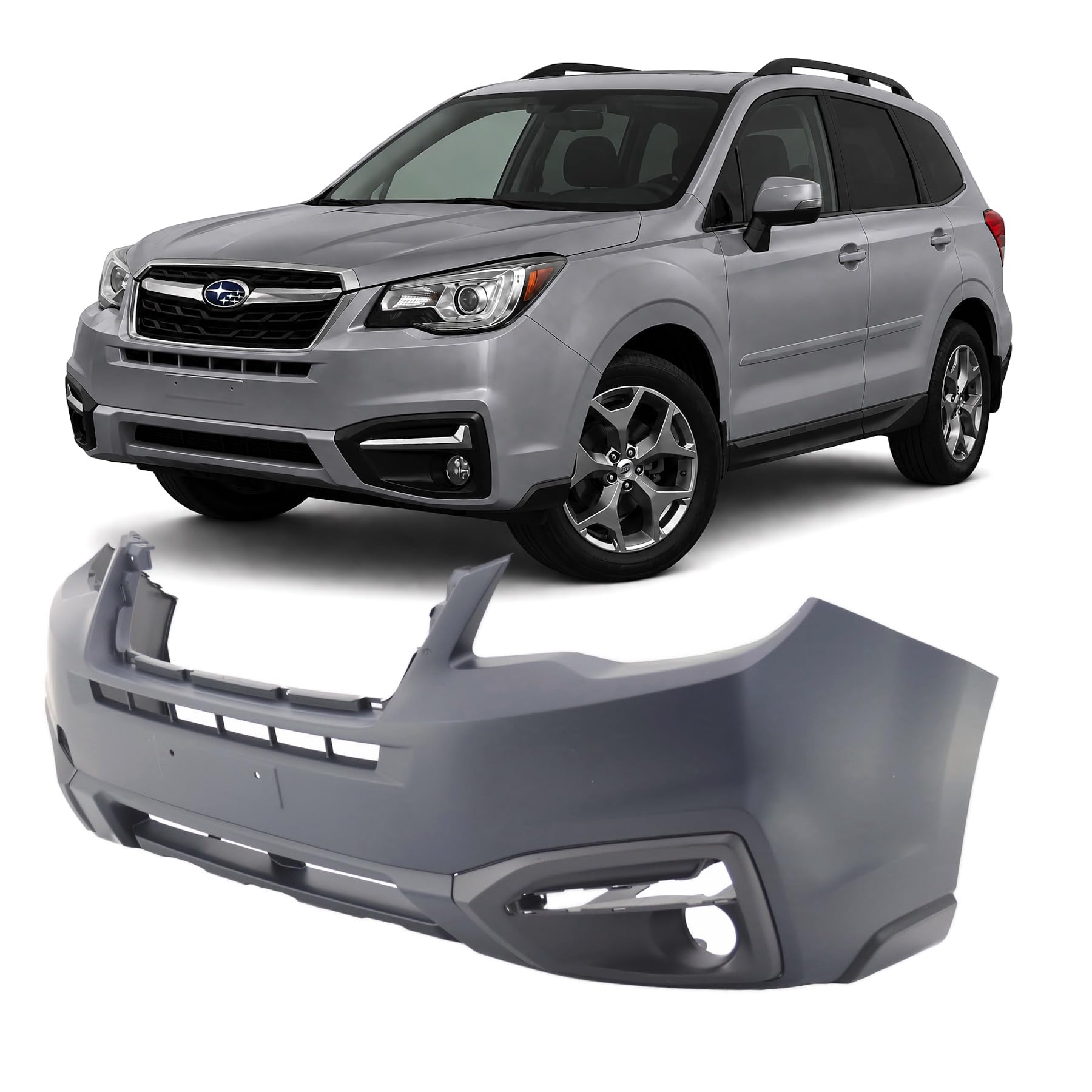 FitParts Compatible with Subaru Forester 2017–2018 Front Bumper Cover