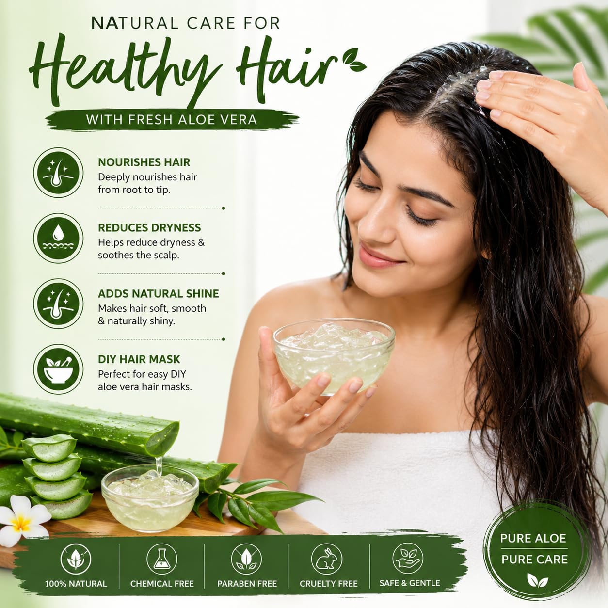 Fresh Organic Aloe Vera Leaf 200g | Farm Fresh | Natural | Chemical-Free | Raw Aloe Barbadensis Leaf — Amazon image 4