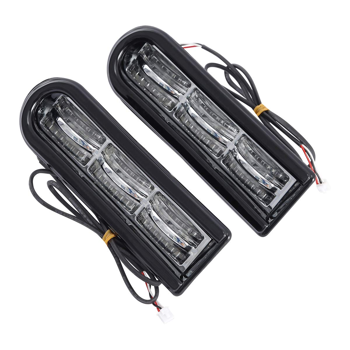 TCT-MOTORPARTS Saddlebag Filler Insert Support LED Light Fit for Harley Touring FLTRU Road King Glide Ultra 2014-2023 FLHTCU FLHR CVO Limited FLHTKSE Black