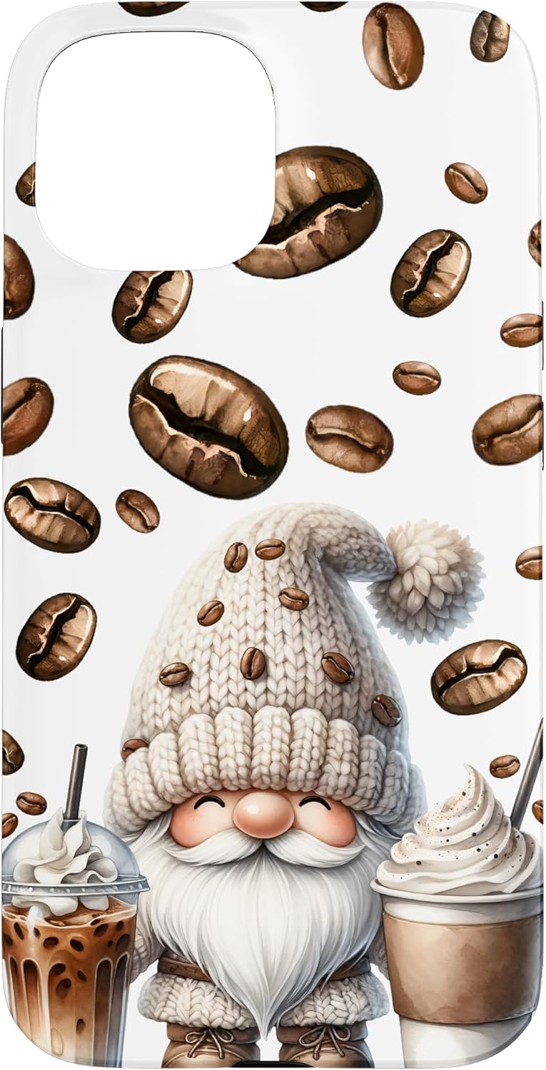 Coffee Graphic With Coffee Cup To Go For Gnome Lover Mom Case for iPhone 12/12 Pro