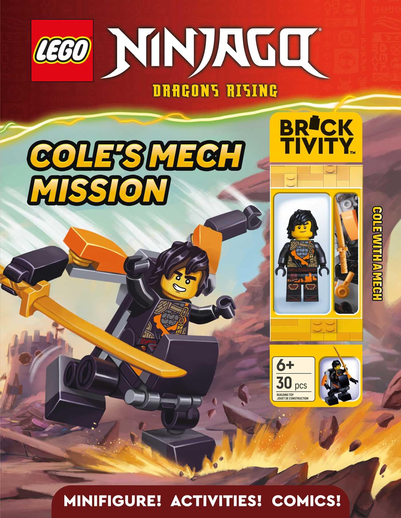 Lego Ninjago: Ninja Masters: Design with Stickers (Activity Book with Minifigure)