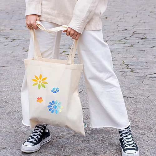 Miniatura 5 de Plantilla de flores pequeñas para pintar, plantillas decorativas de dibujo bohemio, plantilla de pintura reutilizable para paredes, muebles,