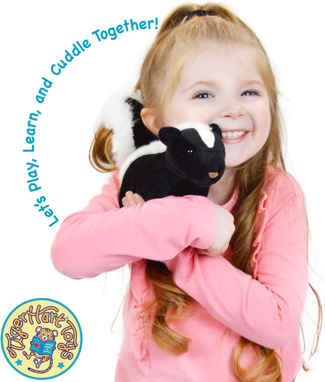 Seymour The Skunk - 8 Inch Long (Tail Measurement not Included) Stuffed Animal Plush - Image 2