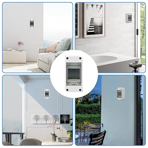 Miniatura 3 de Caja de protección de distribución de ABS IP65, caja de distribución de disyuntores impermeable de 3 vías, caja de conexiones de distribución de