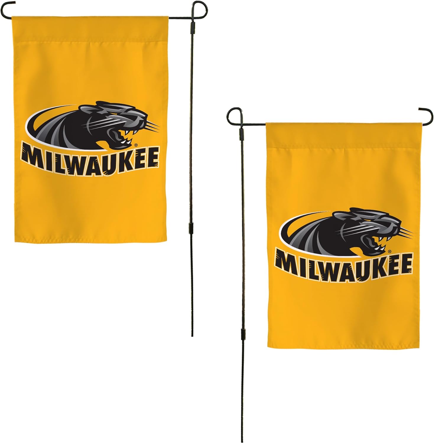 Desert Cactus University of Wisconsin Milwaukee UWM Garden Flag – 19 x 12 inch Milwaukee Panthers Banner, For Outdoor Display and Events (Design 2)