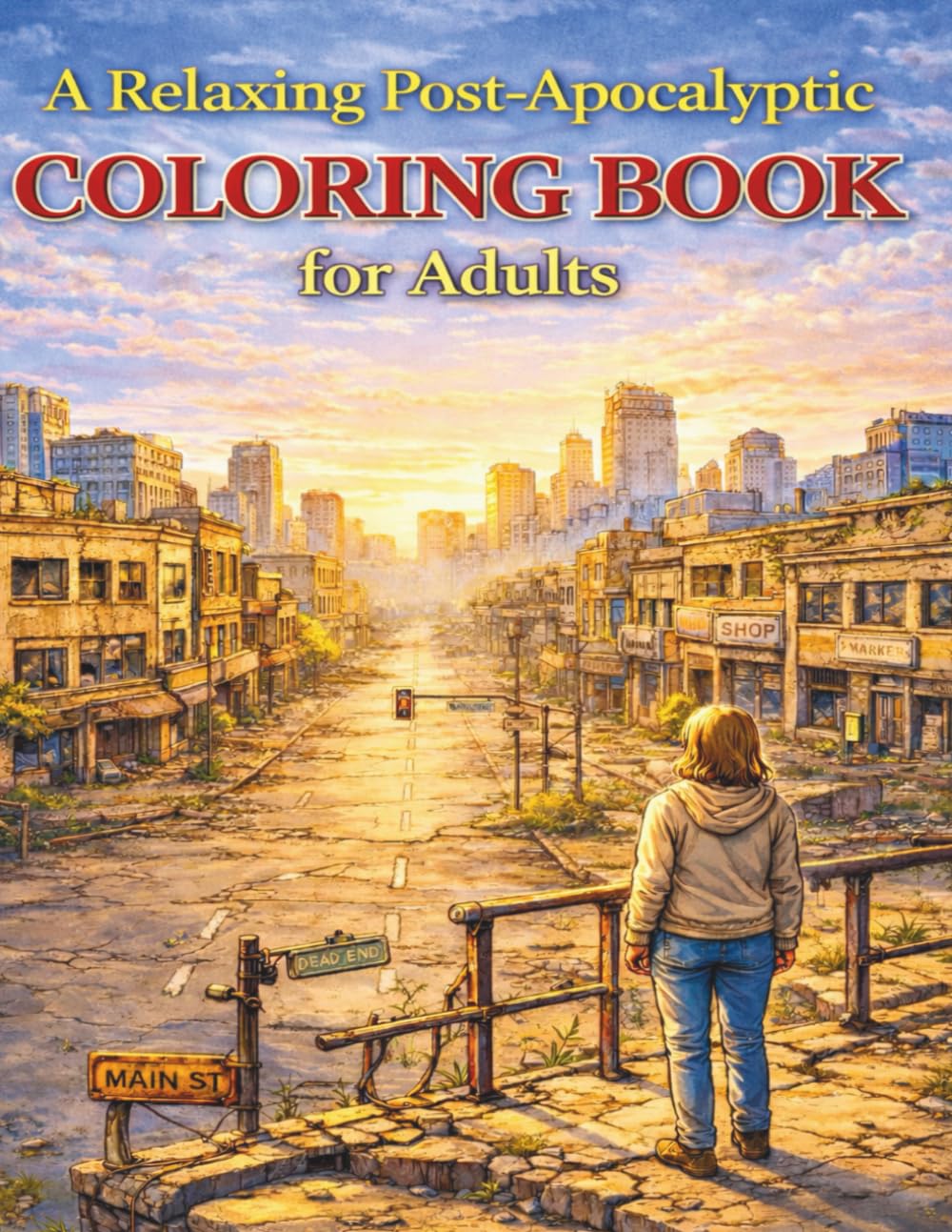 A Relaxing Post-Apocalyptic Coloring Book For Adults