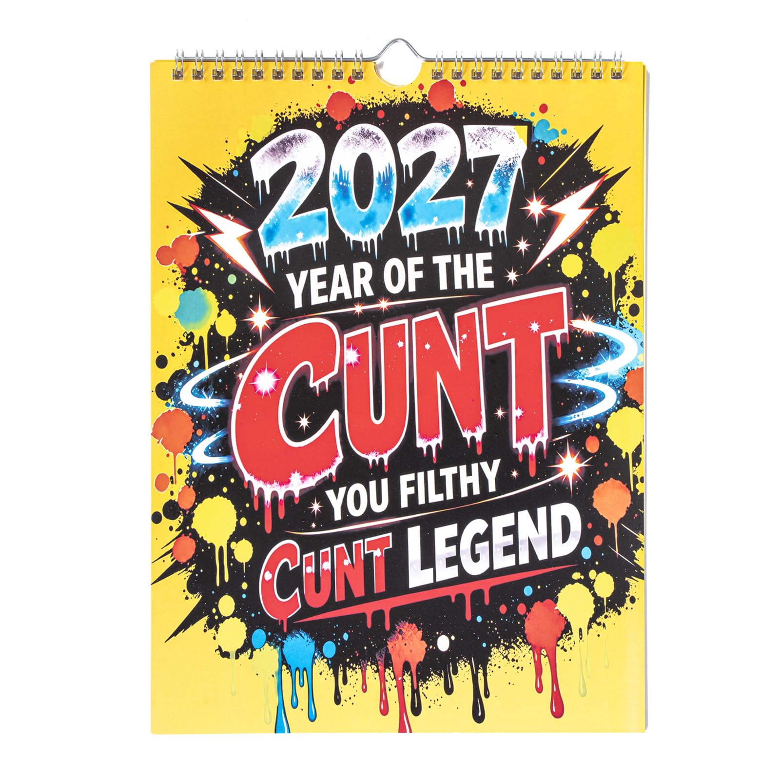 2027 Year of the C*NT 12 Month Wall Calendar,Funny Calendar 2027,C*NT Gifts