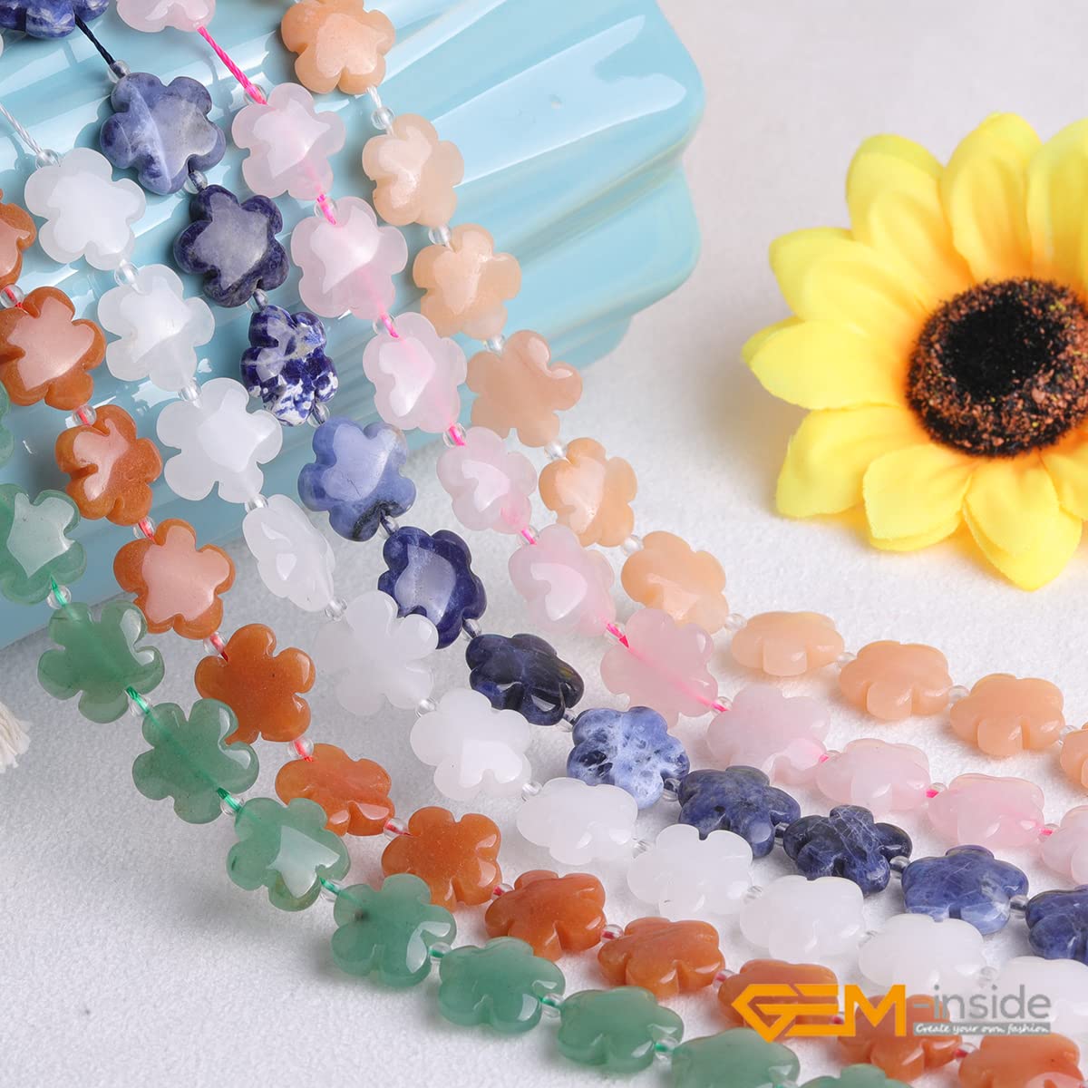 Yellow Beads For Jewelry Making Round Faceted Gemstone Beads 8mm 15 IN Strand- Natural Fluorite Jade Amarillo - Foto 2