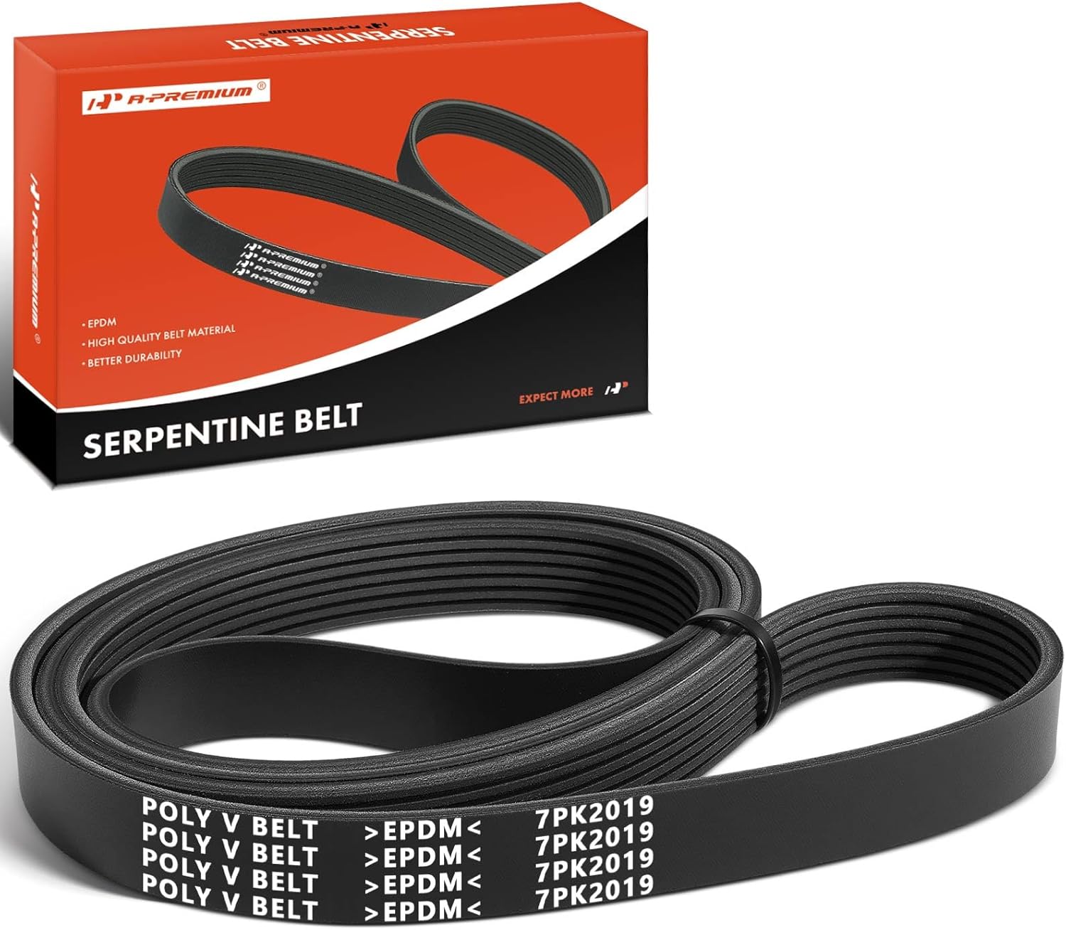 A-Premium 79.5 Inch Engine Serpentine Drive Belt Compatible with Infiniti Q50 Q60 2014-2015, QX50 2014-2017, G37 2008-2013, M37 2011-2013, QX70, Q70, FX37, FX50, Q40, EX37, Q70L & Nissan 370Z