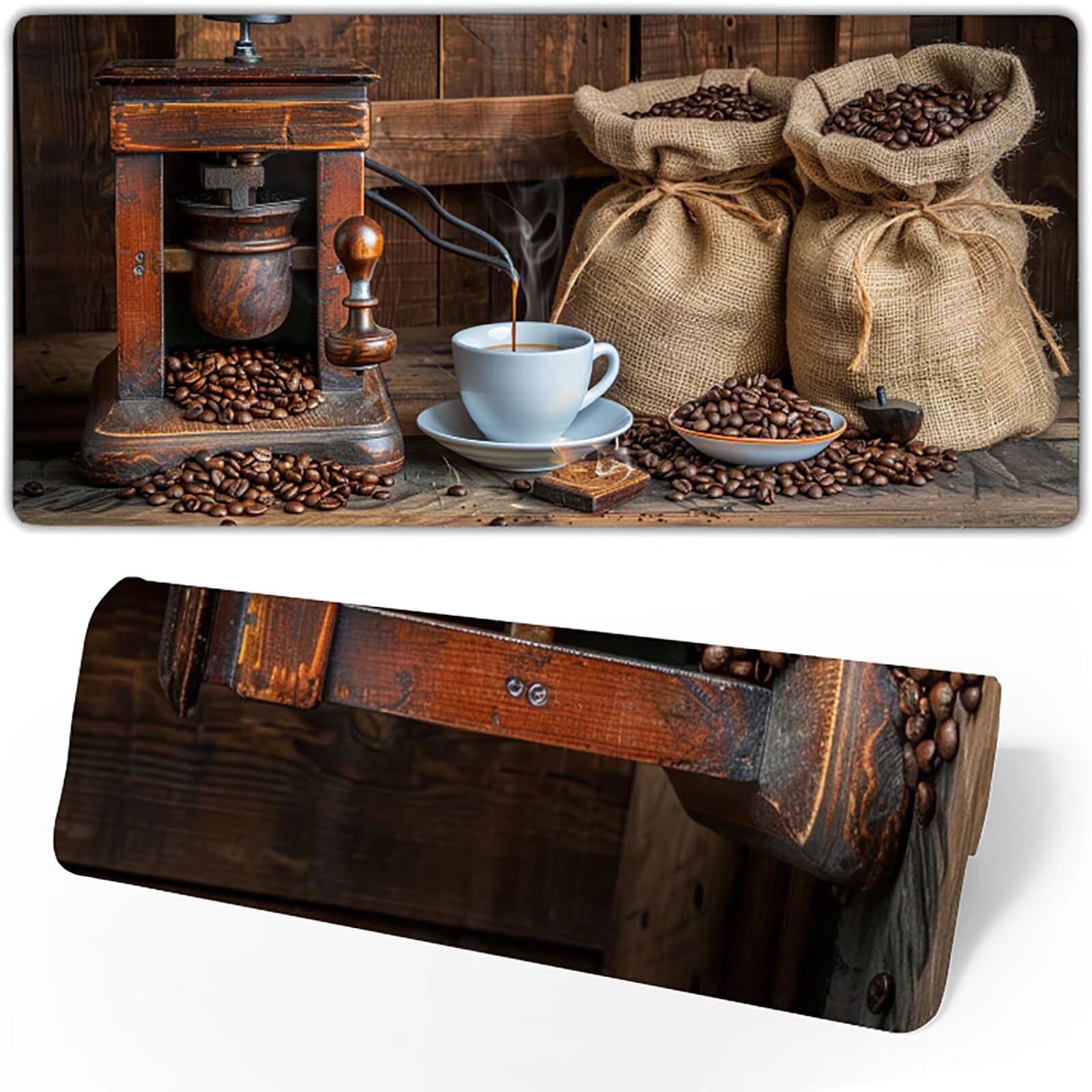 Gamingowa podkładka pod mysz, żółta podkładka pod mysz, XXL, 1400 x 600 x 3 mm, XXL, podkładka pod mysz, akcesoria gamingowe z antypoślizgową podkładką, wodoodporna i trwała, do biura dla dziewcząt,
