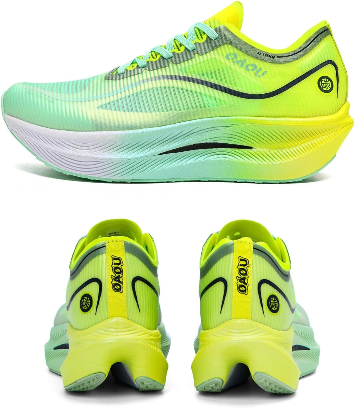 Carbon Plate Marathon Running Racing Shoes Men Stable Support Shock-Relief Ultra-Light TPU Outsole Rebound Sneakers - Image 2