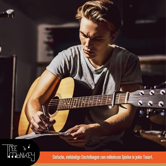 Performance Capo for Acoustic and Electric Guitars - Long Life No String Snare With This Stylish Capo You Play Confidently