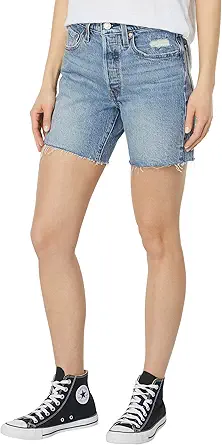 Levi's Women's Premium 501 Mid Thigh Short