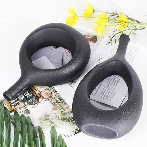 Miniatura 7 de XMGZQ Juego de 2 jarrones de cerámica para decoración, jarrón decorativo moderno para centros de mesa de decoración de flores, granja, chimenea,