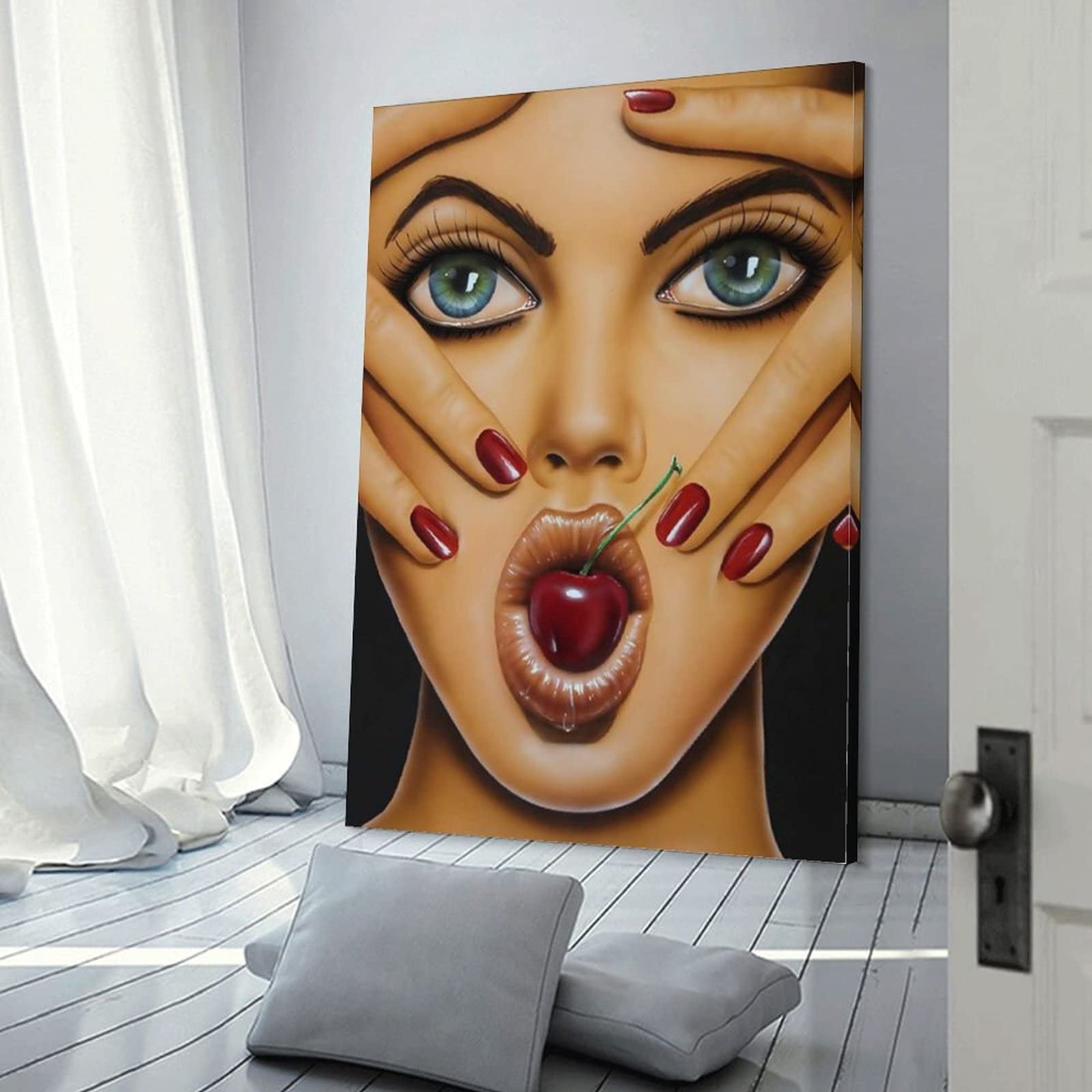 Poster Pop Art con decorazione artistica da parete su tela, poster per camera da letto, 40 x 60 cm
