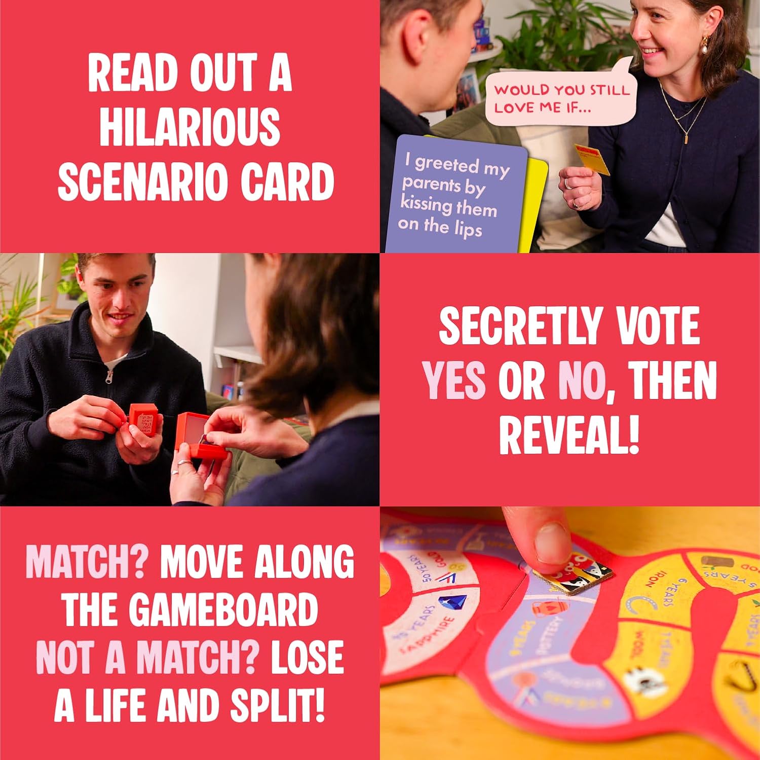 Lucky Egg Would You Still Love Me IF - Fun Valentine’s Day Game for Couples - Couples Card Game – Romantic & Hilarious Couples Games for Adults – Valentines Day Gift for Him or Her