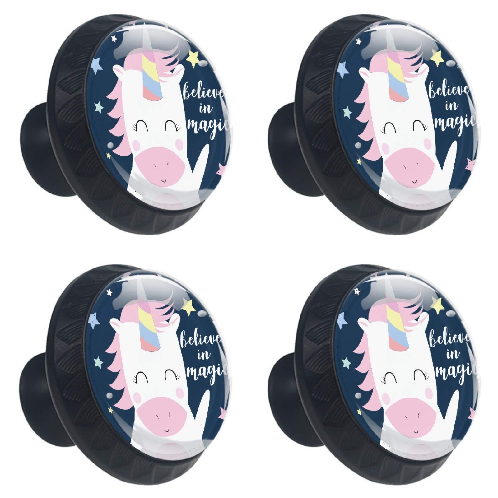 Boutons de tiroir licorne en cristal pour remplacer une poignée cassée