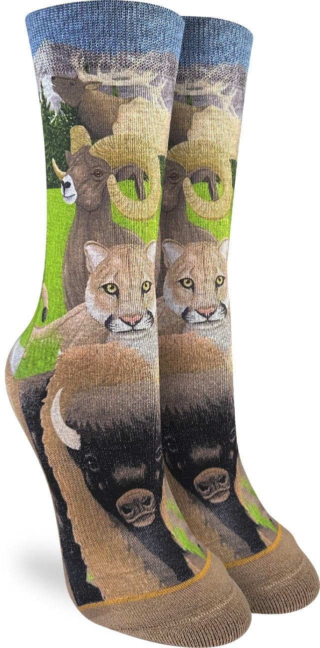 Good Luck Sock Women's Breaching Orcas Socks, Adult, Shoe Size 5-9 — view 10