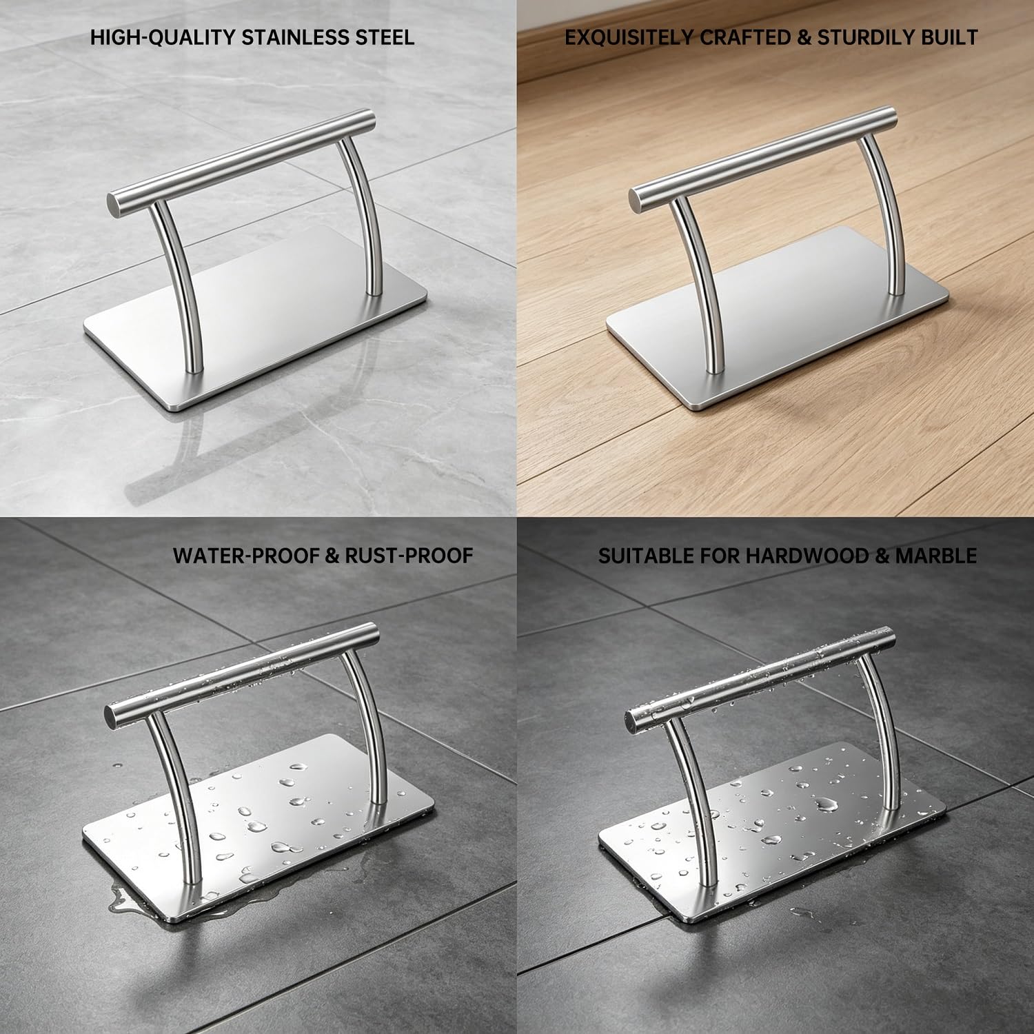 Stainless Steel Footrest for Saon & Barber Chairs -3