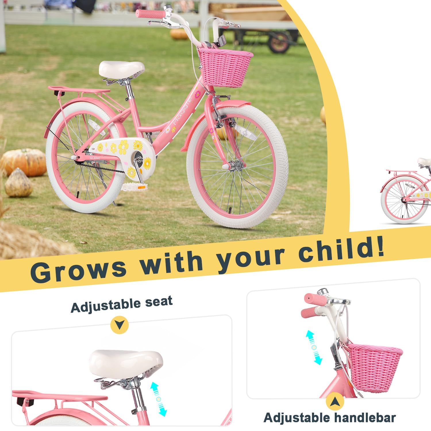 Glerc Biciclette per bambini BGG1012YD20S-pw