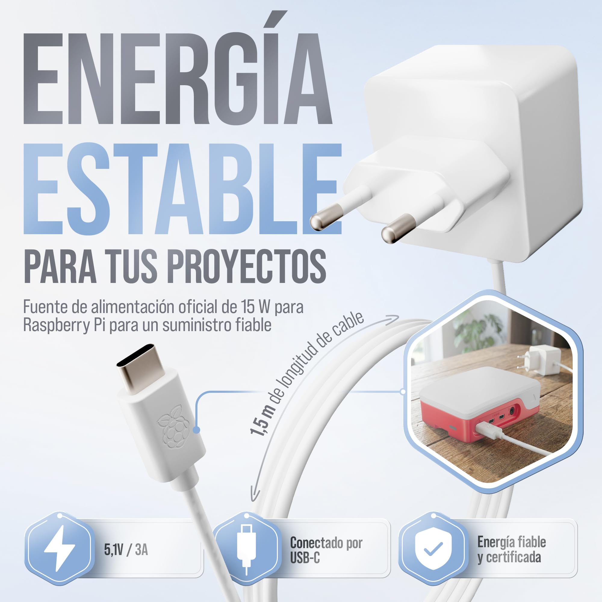 db-tronic Raspberry Pi 4 4 GB Starter Kit | Edición 64 GB | Alimentación 15 W | Carcasa | HDMI 4K | Disipadores | Ideal para Home Assistant y el Smart Home