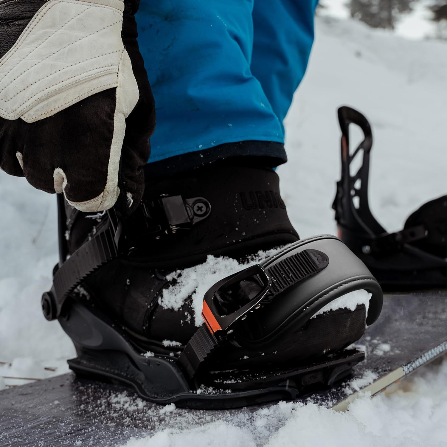 2 Pcs Over-The-Toe Snowboard Binding Strap-Snowboard Binding Straps Replacement with Screw-Snowboard Ankle Ladder Strap Binding for Ski Strap-in Binding Accessories