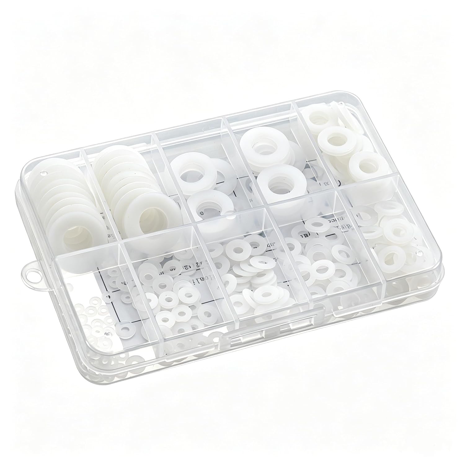 270 Pieces 8 Sizes Nylon Metric Sealing Washers Assortment Set