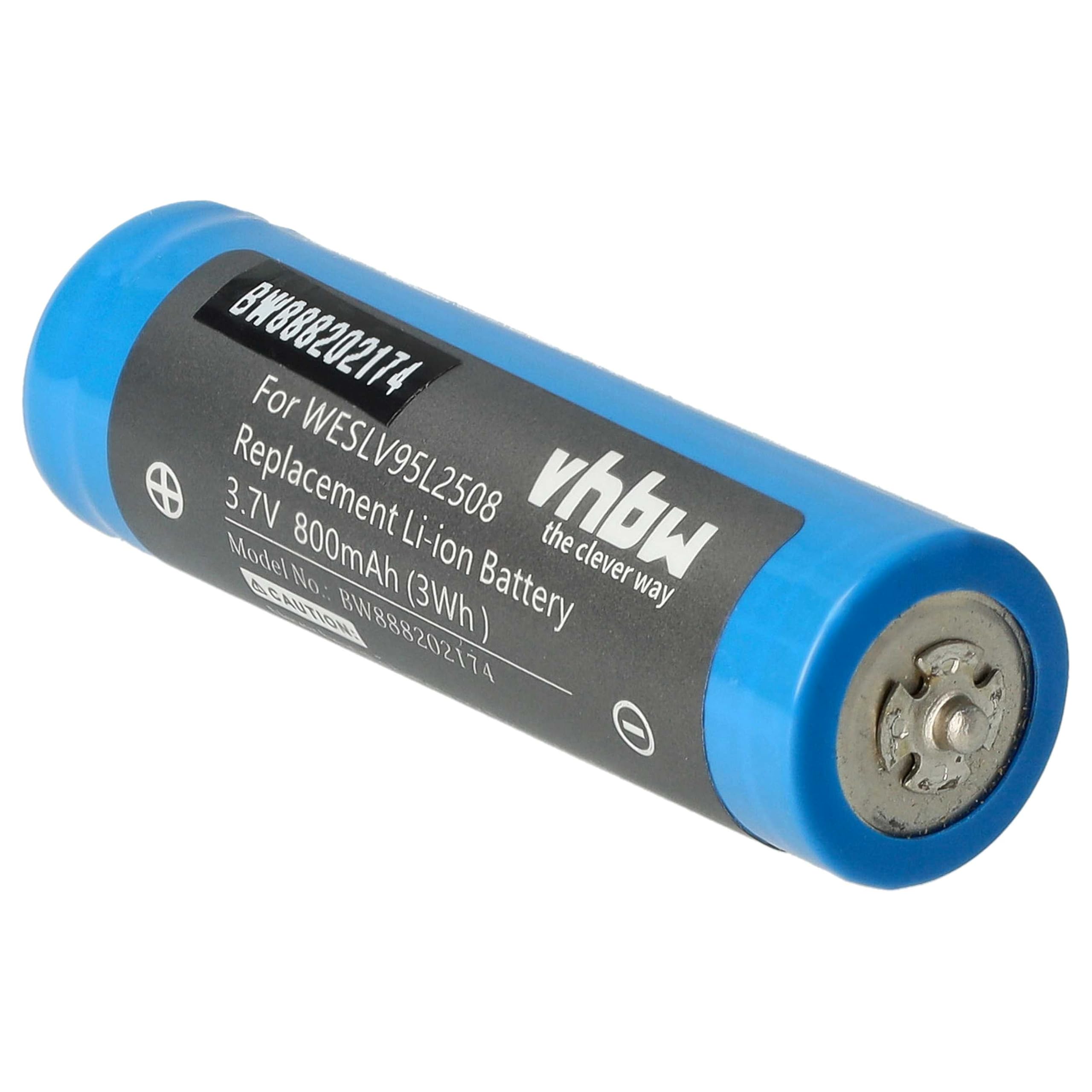 vhbw Akumulator kompatybilny z Panasonic ES-LV65, ES-LV81, ES-LV9, ES-LV95, ES-RF31 maszynka do strzyżenia włosów (800 mAh, 3,7 V, litowo-jonowa)