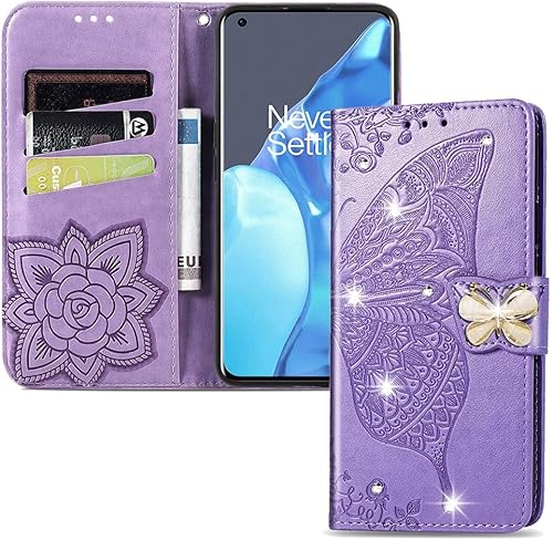 MEMAXELUS Funda con tapa para iPhone 15 Pro con función atril magnético y soporte para tarjeta de crédito de piel sintética para mujer, funda