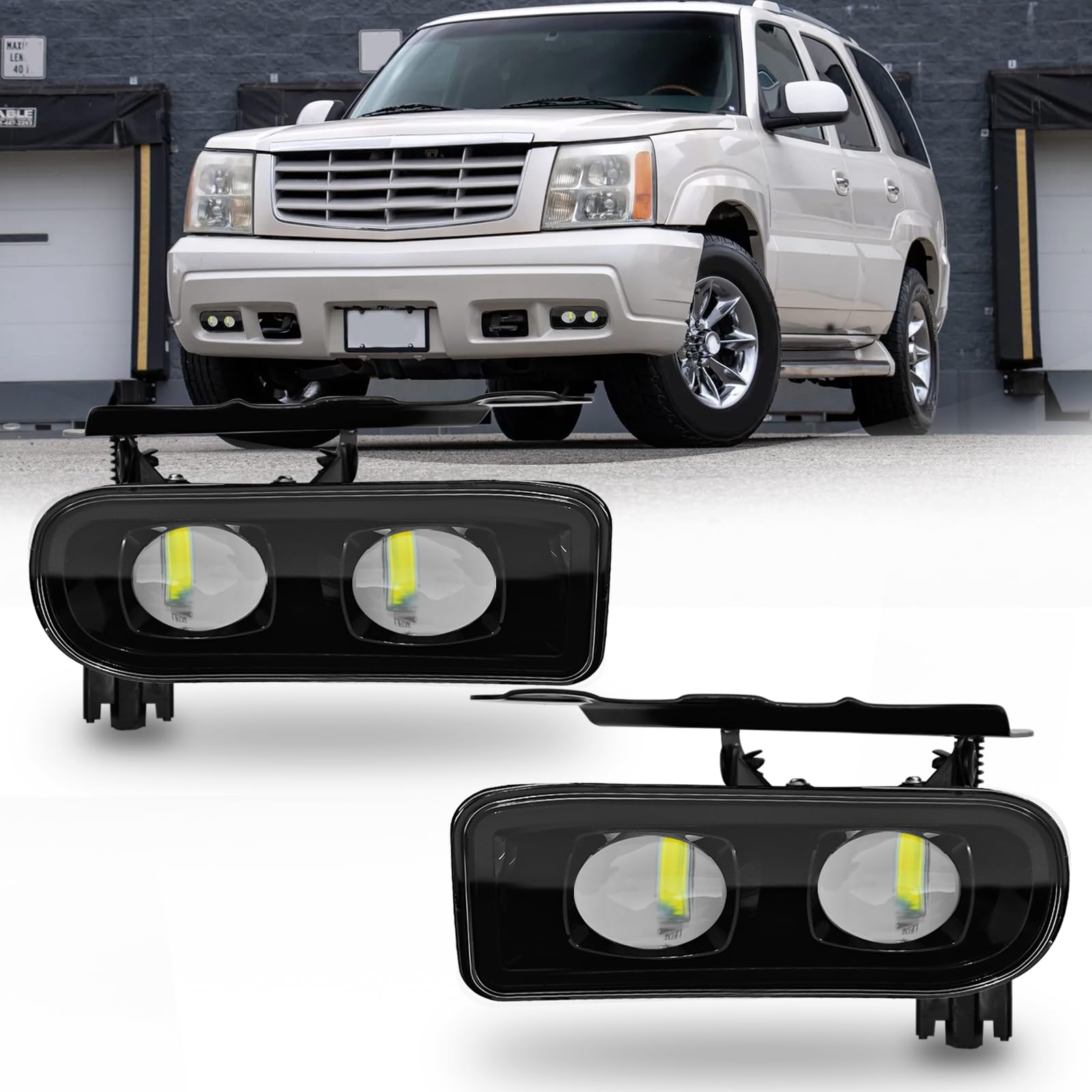 Amazon.com: OKSIWA LED Fog Lights for 2002-2006 Cadillac Escalade
