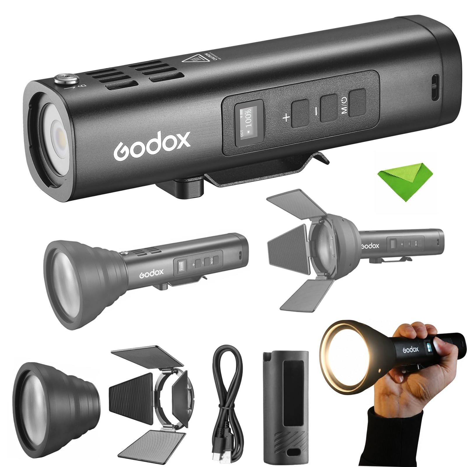 Godox Fl15Bi LEDライト 本体 Godox FL15Bi Bi-Color LED Video Flash Light, Photography