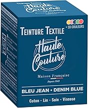Teinture Textile Bleu Jean - 350g Tout-en-un - Prêt à l'emploi pour Vêtements et Tissus HAUTE COUTURE