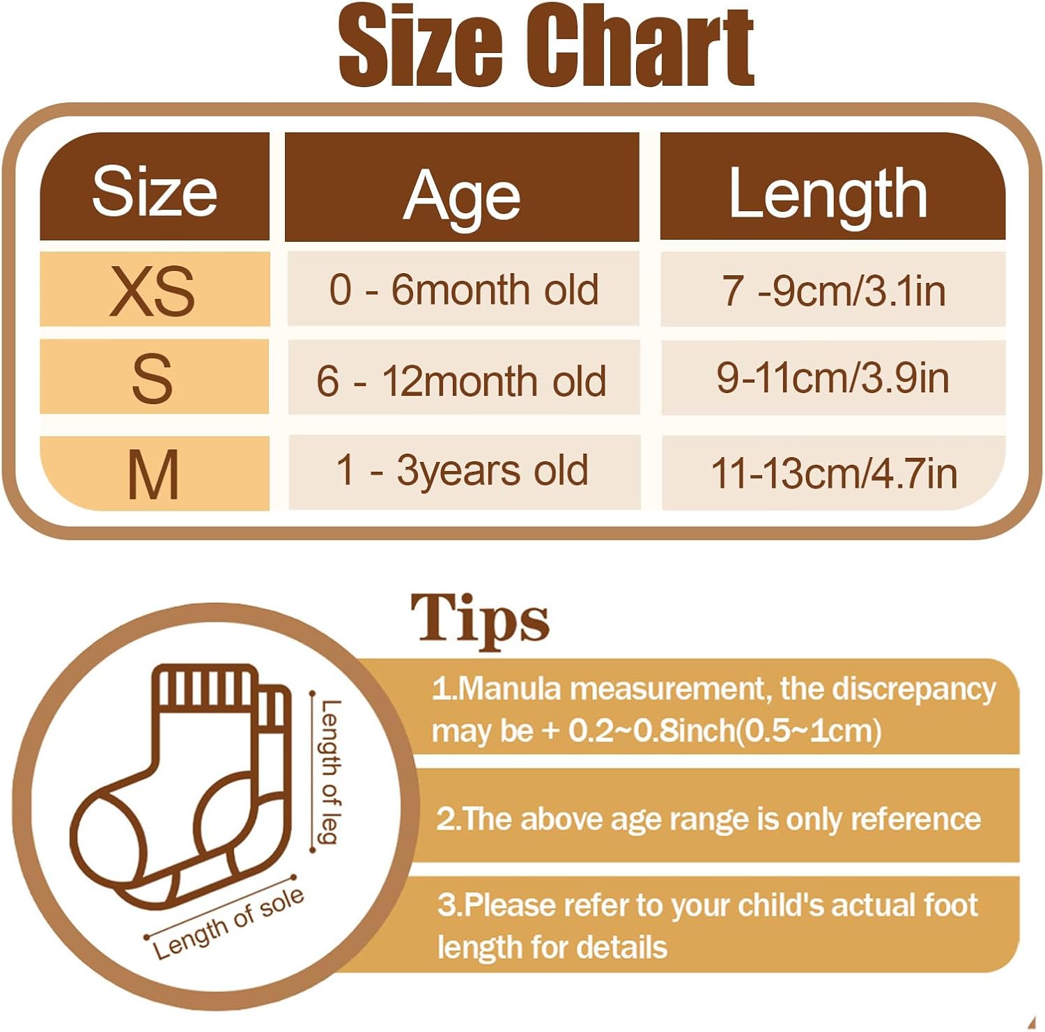 Baby Knee High Socks Cotton Grip Baby Stockings Non Slip Long Tube Ruffle Socks for Newborn Infant Toddler Girl Boy - Image 7