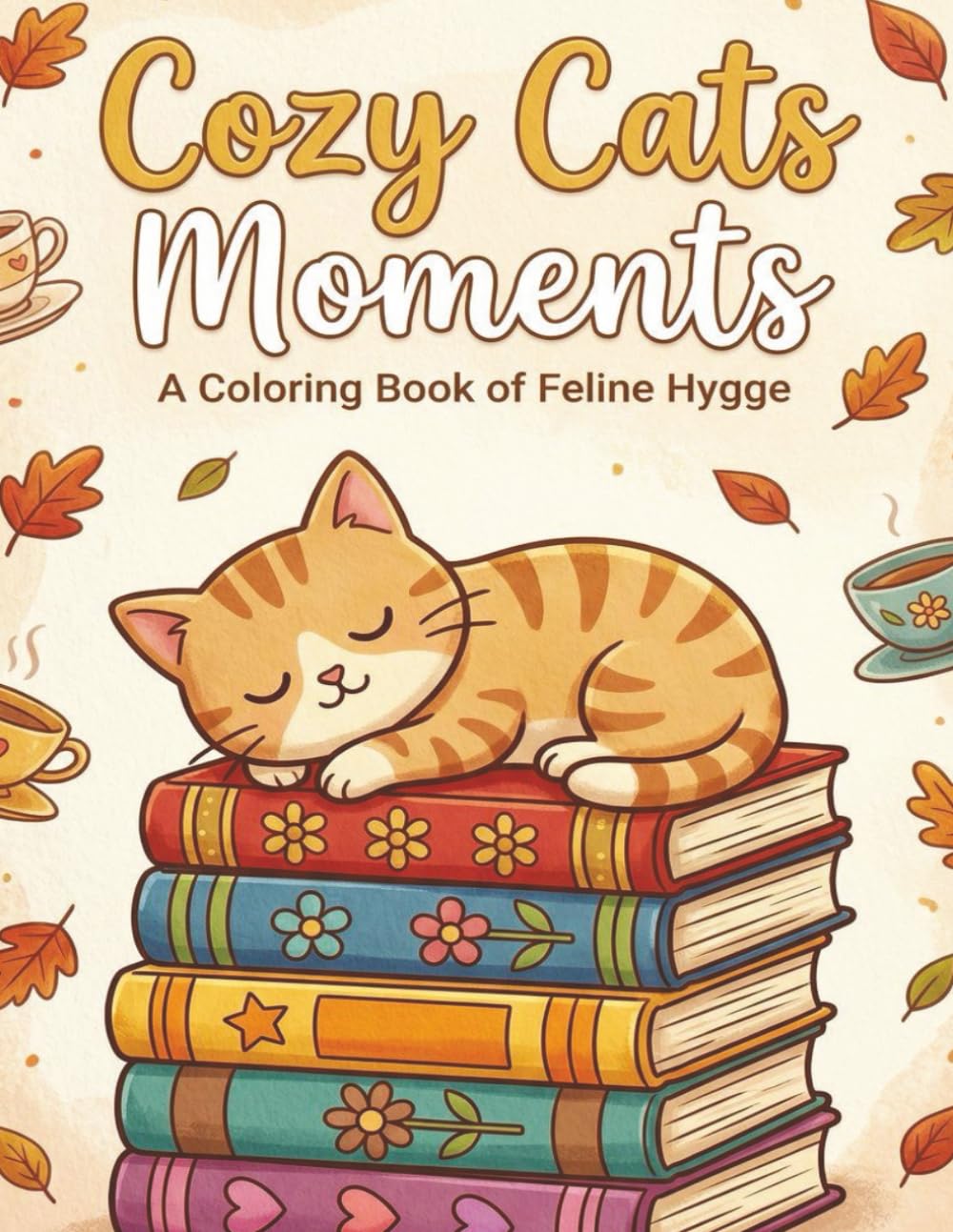 Cozy Cats Moments: A coloring Book of Feline Hygge